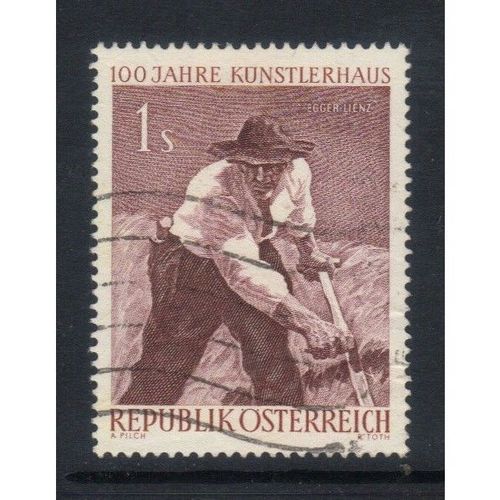 AUSTRIA 1961 CENTENARY KUNSTLERHAUS VIENNA 1S VALUE USED