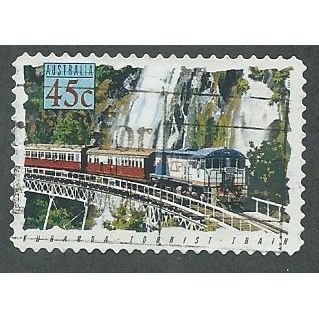 AUS 1993 45c (S/A) 'TRAINS- KURANDA' FINE USED (EBID35-780)