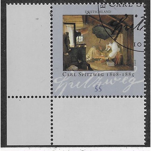 GER 2008 €0.55 'CARL SPITZWEG' (CORNER MARGIN) FINE USED (EBID54-016)