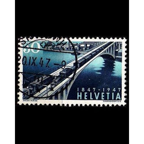 SCHWEIZ SWITZERLAND [1947] MiNr 0487 ( O/used ) Eisenbahn
