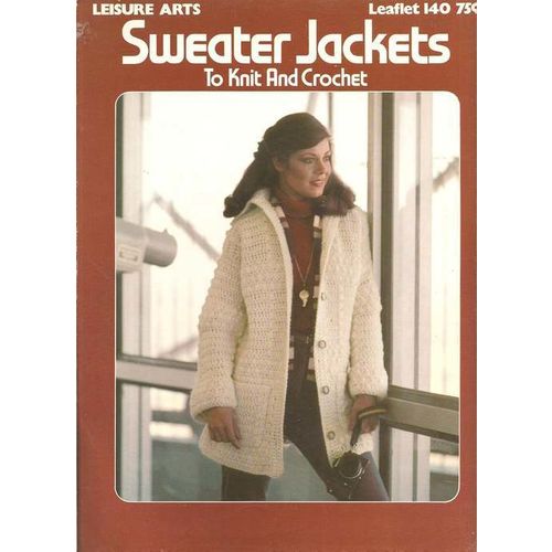 Knit/Crochet Pattern Sweater Jackets