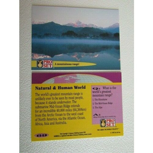 Pro Set 1992 Guinness Book of Records Trade Cards Card Variants (eb2)