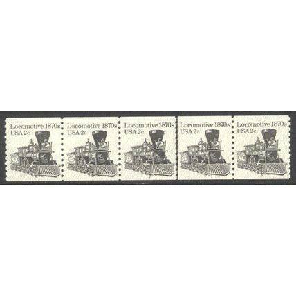 1897A 2c Locomotive Fine MNH Dry Gum PNC 3/5 P0336
