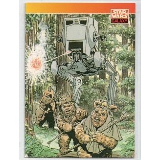 STAR WARS ' GALAXY series 1 ' card # 131 (1993)