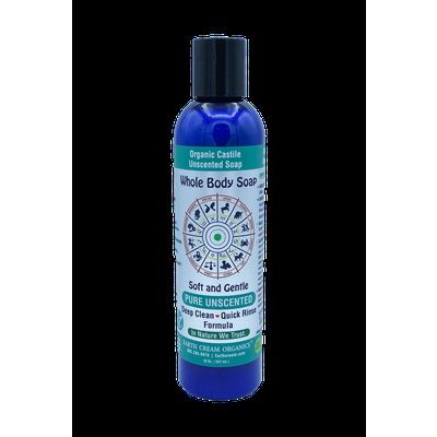 Organic Castile Liquid Soap, Unscented 12 pack (8 oz)[ 8 fl oz x 12 ]