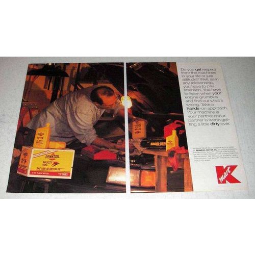 1993 Kmart Pennzoil Motor Oil Ad - Get Respect
