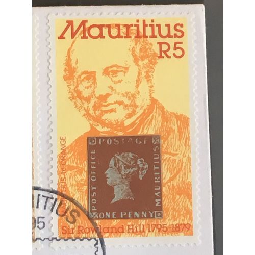 Mauritius 1979 Rowland Hill R5 1847 1d Post Office Used SG 579 Sc 486 stamp