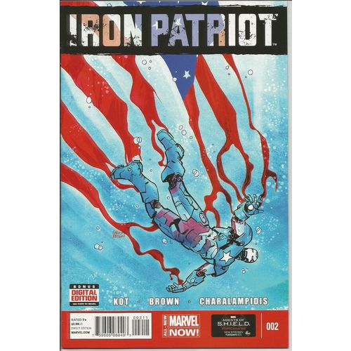 Iron Patriot #2 (1st Print) Marvel 2014 Kot & Brown