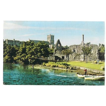 THE PRIORY, CHRISTCHURCH, Bournemouth, Dorset unused postcard =