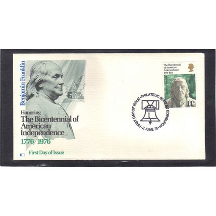 FDC Int'l United Kingdom Honoring USA Bicent (Cachet-U/A) CV01129