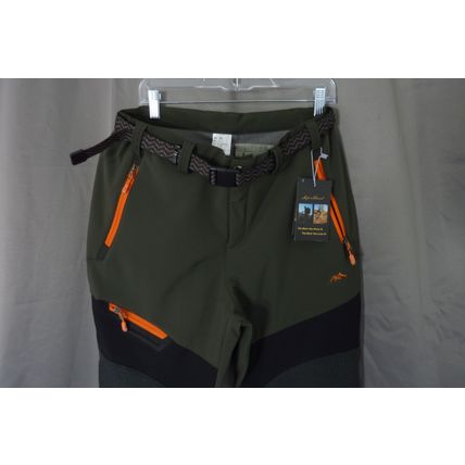 Superbhunt Men's Softshell Tech Outdoor Hunting, Hiking, Pants 2XL Olive Green