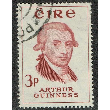 Ireland 1959 Bicentenary of Guinness Brewery 3d Brown Purple SG178 FU