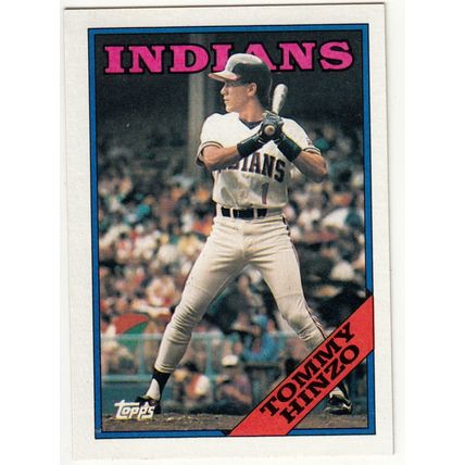 1988 Topps baseball rookie card 576 Tommy Hinzo RC