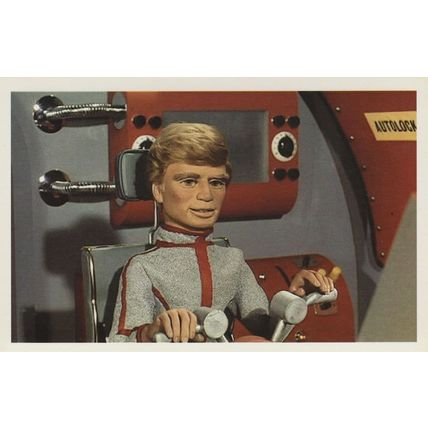 Gordon Tracy in Operation Test Drive Thunderbirds TV Show Postcard