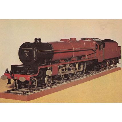 4-6-2 Pacific Princess Royal No. 6200 Sir William Stanie Train Postcard