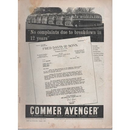 Bus & Coach August 1961 (cover missing)