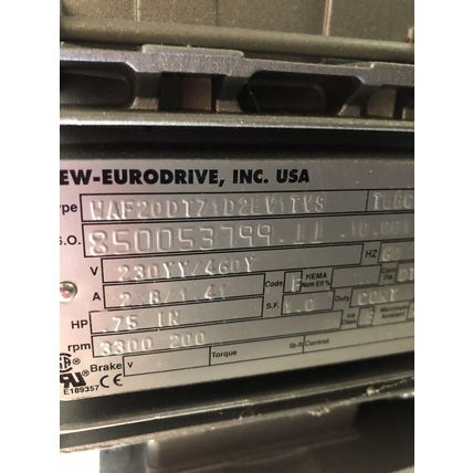 New WAF20DT71D2EV1TVS SEW EURODRIVE 3PH ,A2E170-AF25-12,0182-3582,TB