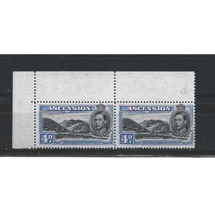 Ascension.SG42cd 4d Green Mountain Pair.Perfs 13.Mounted Mint.Aug24