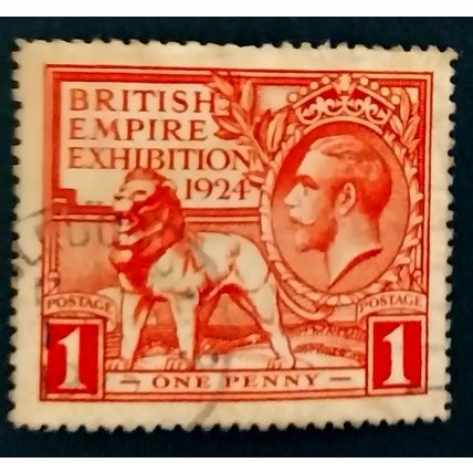 GB 1924 British Empire Exhibition 1d Used SG 430
