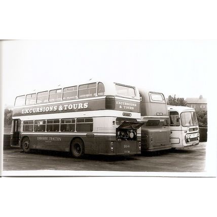 Black & White Photograph of Yorkshire Traction Co. Ltd. - TDT 864S