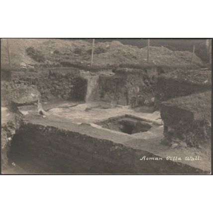 Roman Villa, Wall, Northumberland, c.1920s - RP Postcard