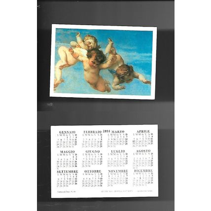 Calendarietto Pubblicitario 2004 - Roma 01