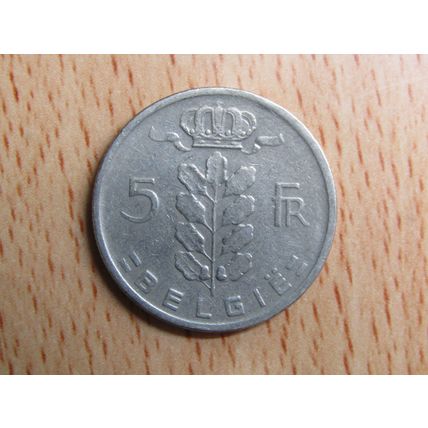 Belgium 1958 5 Frank Belgie (Dutch - Flemish Text) Coin