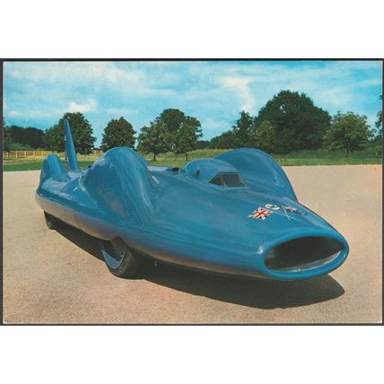 1961 Bluebird at Beaulieu, Hampshire, c.1970s - Pitkin Pictorial Postcard