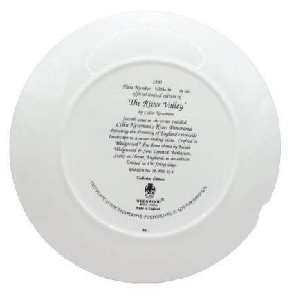 The River Valley Decorative Plate Wedgewood Design by Colin Newman