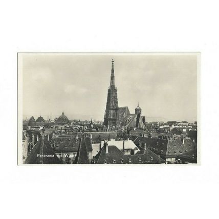 Panorama Von Wien. Austria. Postcard.
