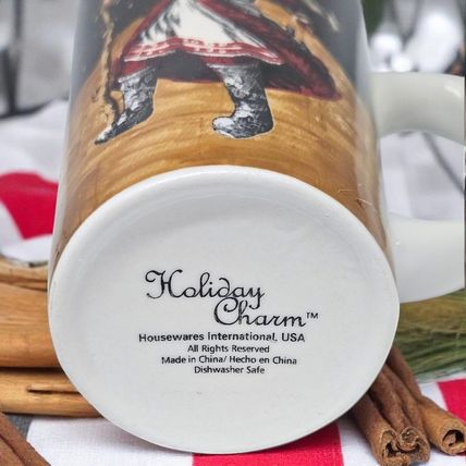 Vintage Santa Latte Cup - Holiday Charm by Housewares International USA