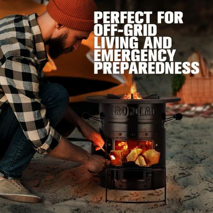 Rocket Stove – Camping Wood Stove for Emergency Preparedness, Survival, off Grid