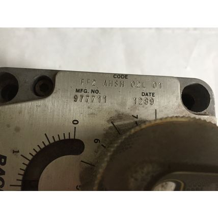 RACINE BOSCH FF2 AHSH 02L 01 TEMP STABILIZED VALVE,977711,5-925,(no Key)!SL