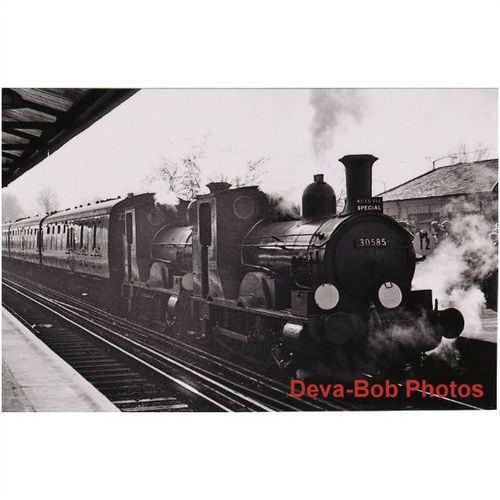 SR Beattie Well Tank 30585 30587 HAMPTON COURT 1962 Railtour Loco 1