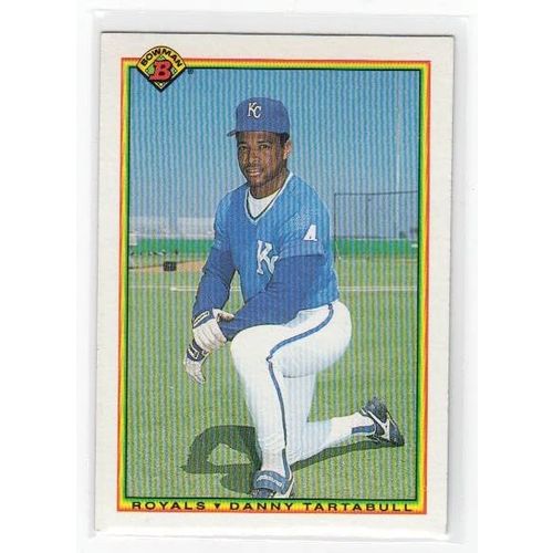 1990 Bowman Danny Tartabull baseball card #375 – Royals