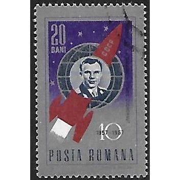 Mi 2560: 20 b. multicoloured Ten Years of Space Achievements