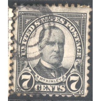 USA 1922 - SG640 - 7c black - McKinley - used