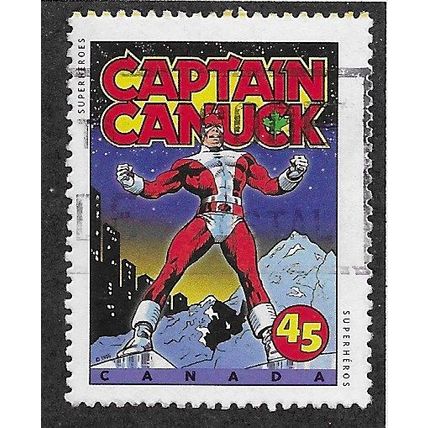 CAN 1995 45c 'COMIC STRIP HEROES - CAPTAIN CANUCK' FINE USED (EBID71-349)