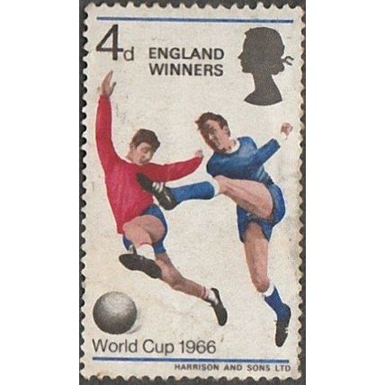 1966 World Cup Football Championship, 4d, England Winners. Unused