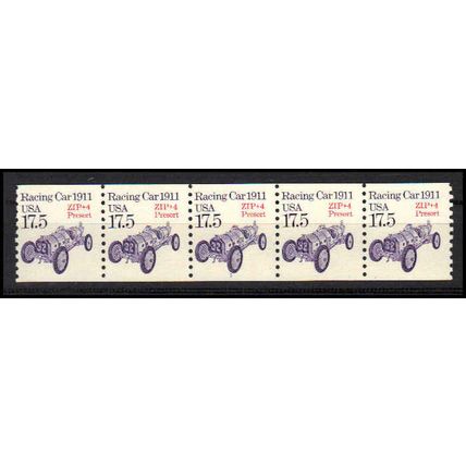2262a 17.5c Race Car Fine MNH Dry Gum PNC 1/5 X1031