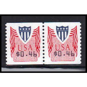 CVP32 46c Shield Very Fine MNH Pair PA5017