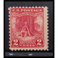 645 2c Valley Forge Barely Clears MNH O1281