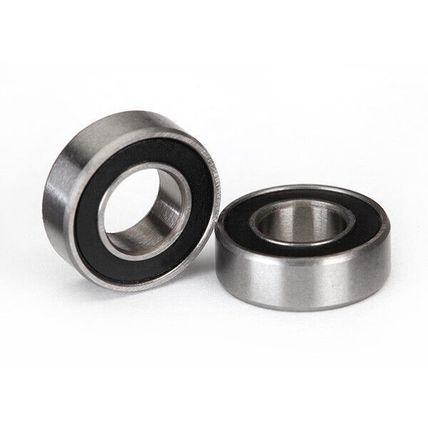 TRA5117A TRAXXAS Ball bearings, black rubber sealed (6x12x4mm) (2)