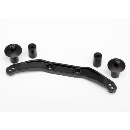 TRA6815R TRAXXAS Body mount (1)/ body mount post (2)/ body post extensions (2) (