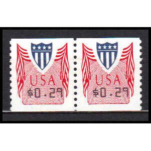 CVP32 29c Shield Very Fine MNH Pair CA0686