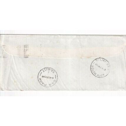 Australia 1968 Mutual Hospital Assn Adelaide to St Leonards NSW cover written VG