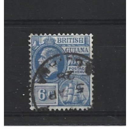 BritishGuiana.SG276 6c Bright Blue.Fine Used.Jan25