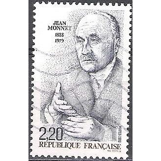 France 1988 Michel 2669 O Cote (2008) 1.00 € Jean Monnet
