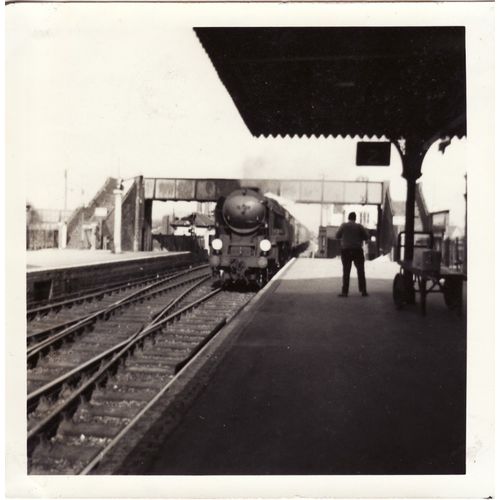 Railway Photo SR WC 34036 Westward Ho! Wareham 1967 Southern West Country Loco