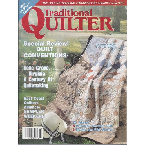 Quilting Pattern Magazine Traditional Quilter March 1994